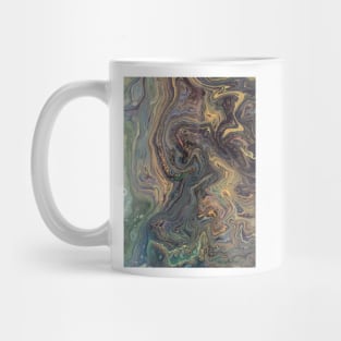 Abstract in Blue Mug